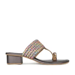 Inc.5 Women's Grey Toe Ring Sandals image 2