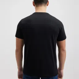 Pepe Jeans Black Cotton Slim Fit Printed T-Shirt image 2