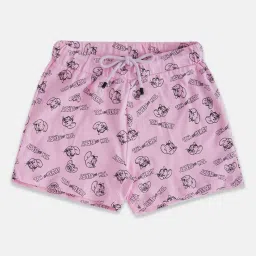 Pantaloons Junior Pink Printed T-Shirt with Shorts image 3