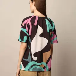 Only Multicorlord Print Top image 2