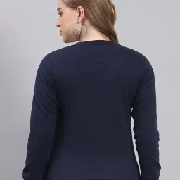 Monte Carlo Navy Printed Sweatshirt image 2