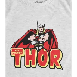 Pantaloons Junior Light Grey Printed T-Shirt image 3