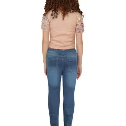 Allen Solly Junior Peach Embellished Top image 2