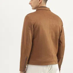 United Colors of Benetton Brown Regular fit Solid Jackets image 2