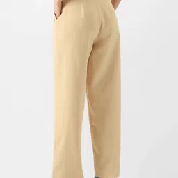 The Souled Store Beige Mid Rise Korean Pants image 2