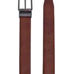 BELWABA Tan & Brown Formal Reversible Leather Belt for Men image 3