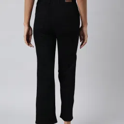 showoffff SHOWOFF Black Straight Fit Mid Rise Jeans image 2