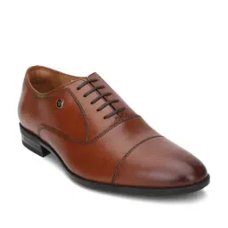 Louis Philippe Men's Cognac Oxford Shoes-picture-31