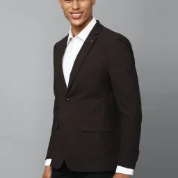 Allen Solly Brown Slim Fit Blazer image 3