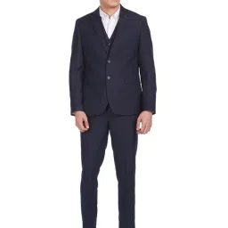 Arrow Blue Regular Fit Checks Two Piece Suit-picture-17