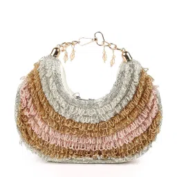 Odette Multi Embroidered Clutch image 2