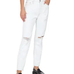 Calvin Klein Jeans Regular Bleached Blue Lightly Washed Mid Rise Jeans image 3