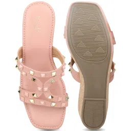 Inc.5 Women's Peach Casual Wedges image 3