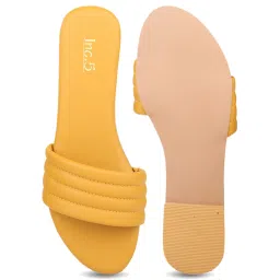 Inc.5 Women's Yellow Casual Sandals image 3