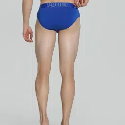 Puma Royal Blue Cotton Regular Fit Printed Briefs image 2