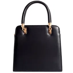 Lino Perros Core Black Textured Medium Handbag image 3