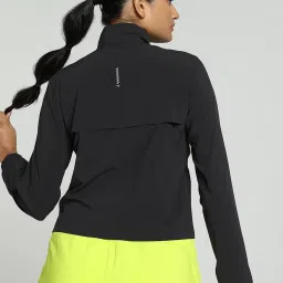 Puma Black Plain Sports Jacket image 2