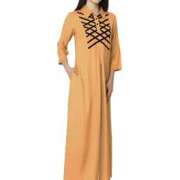 PATRORNA Peach Printed Nighty image 3