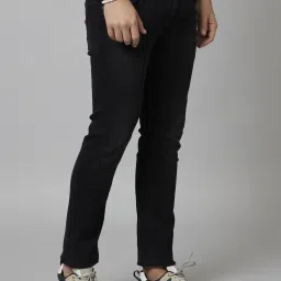 celio celio* Black Slim Fit Lightly Washed Jeans image 3