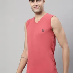 Vimal Jonney Multicolor Regular Fit Sleeveless Lounge T-Shirt - Pack of 3 image 3