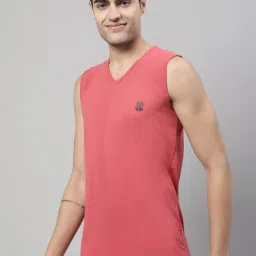 Vimal Jonney Multicolor Regular Fit Sleeveless Lounge T-Shirt - Pack of 3 image 3