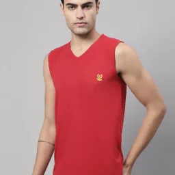 Vimal Jonney Multicolor Regular Fit Sleeveless Lounge T-Shirt - Pack of 3 image 3