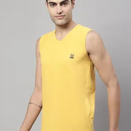 Vimal Jonney Multicolor Regular Fit Sleeveless Lounge T-Shirt - Pack of 3 image 3