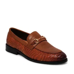 Ezok Men's Tan Casual Loafers image 2