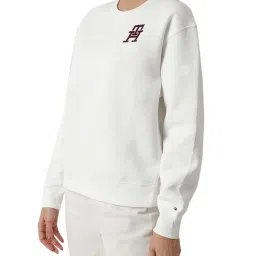 Tommy Hilfiger Ecru Regular Fit Sweatshirt image 3