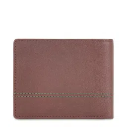 United Colors of Benetton Roque Brown Casual Leather Bi-Fold Wallet for Men image 3