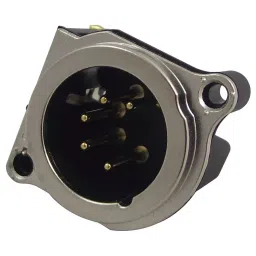NEUTRIK PLUG, XLR, PANEL, PCB, 90DEGR., 5POLE, NC5MBH-picture-43
