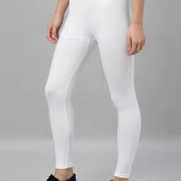 Kryptic Navy & White Regular Fit Leggings -Pack Of 2 image 3