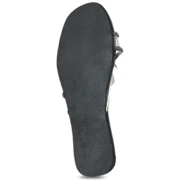 Styli Women's Black Cross Strap Sandals image 3