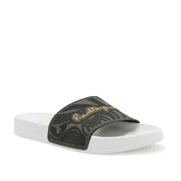 Red Tape Men's Olive Slides image 3