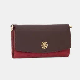 Carlton London Red Animal Effect Wallet for Women image 2