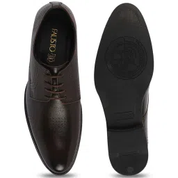 Fausto Men's Tan Derby Shoes image 3