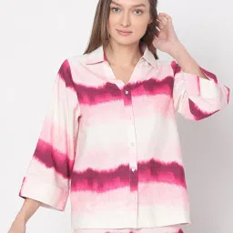Vero Moda Pink & White Tie - Dye Shirt image 2