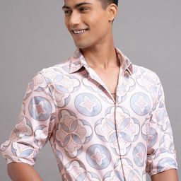 LOCOMOTIVE Men Slim Fit Opaque Printed Casual Shirt-picture-29