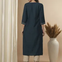 Fashor Green Regular Fit Printed Kurta image 2