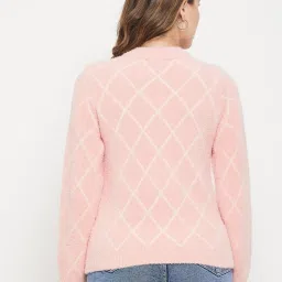 MADAME PinkSelf Full Sleeves Sweater image 2