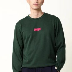 Rare Rabbit Green Cotton Regular Fit Solid Sweatshirt-picture-3