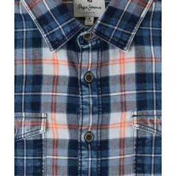 Pepe Jeans Kids Multicolor Checks Full Sleeves Shirt image 3