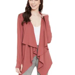 Hypernation Rust Cotton Shrug image 1