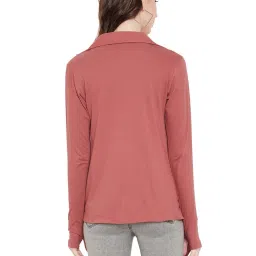 Hypernation Rust Cotton Shrug image 2