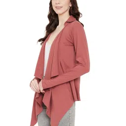 Hypernation Rust Cotton Shrug image 3