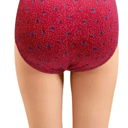 IN CARE Red & Green Cotton Printed Hipster Panties - Pack Of 3 image 3