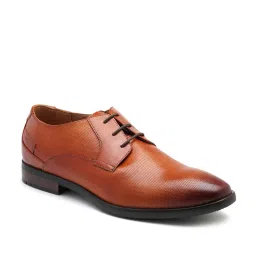 Ruosh Men's Tan Derby Shoes image 3