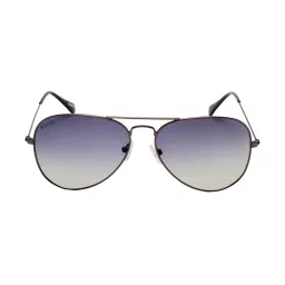 Roadies Grey Polarized Aviator Unisex Sunglasses image 2