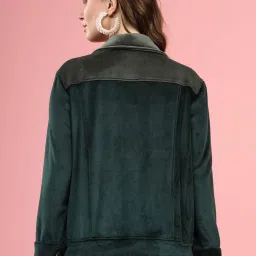 Melon by PlusS Green Color-Block Jacket image 2