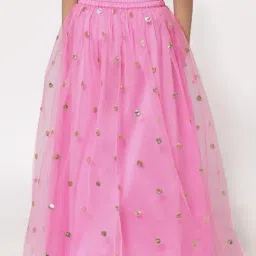 studiorasa Kids Pink Sequence Skirt image 2